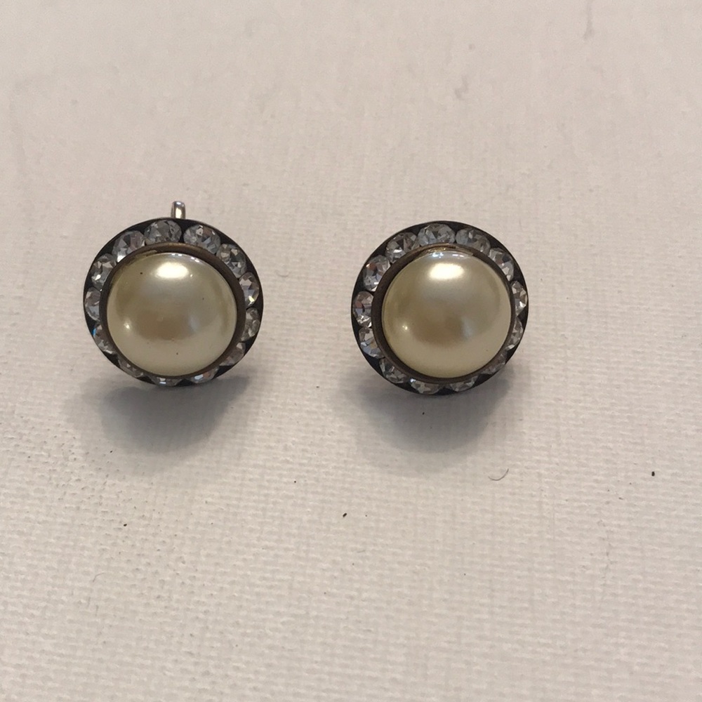 Vintage Large Pearl Earrings